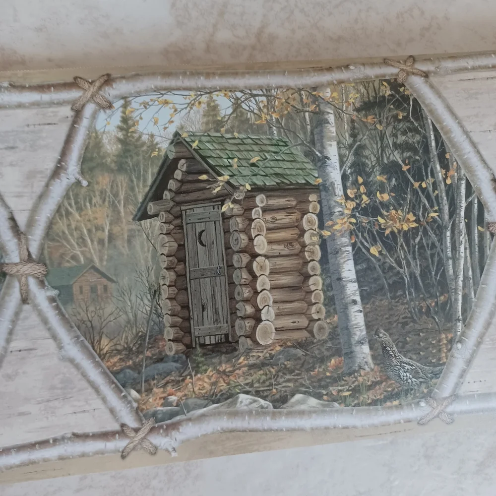 Wallpaper Rustic Wildlife and Outhouses